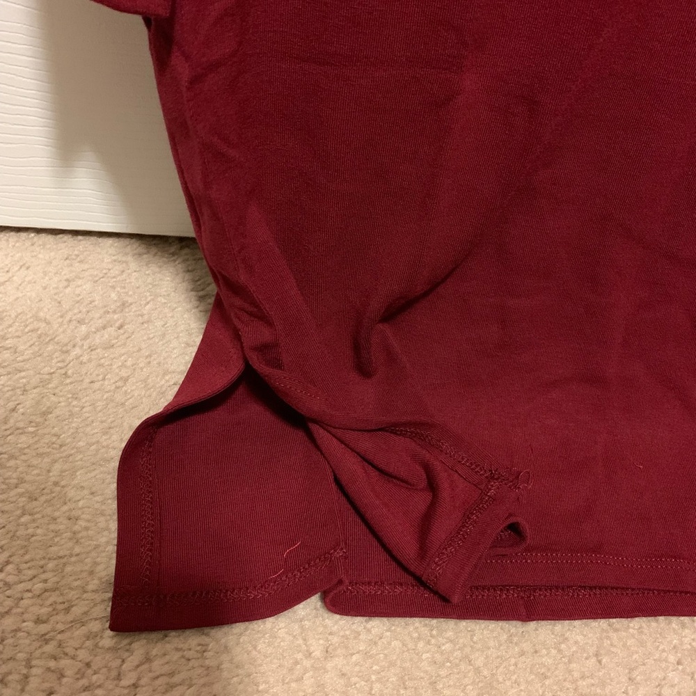 SOLD!!! Burgundy Long Sleeve Dress - Picture 5 of 8